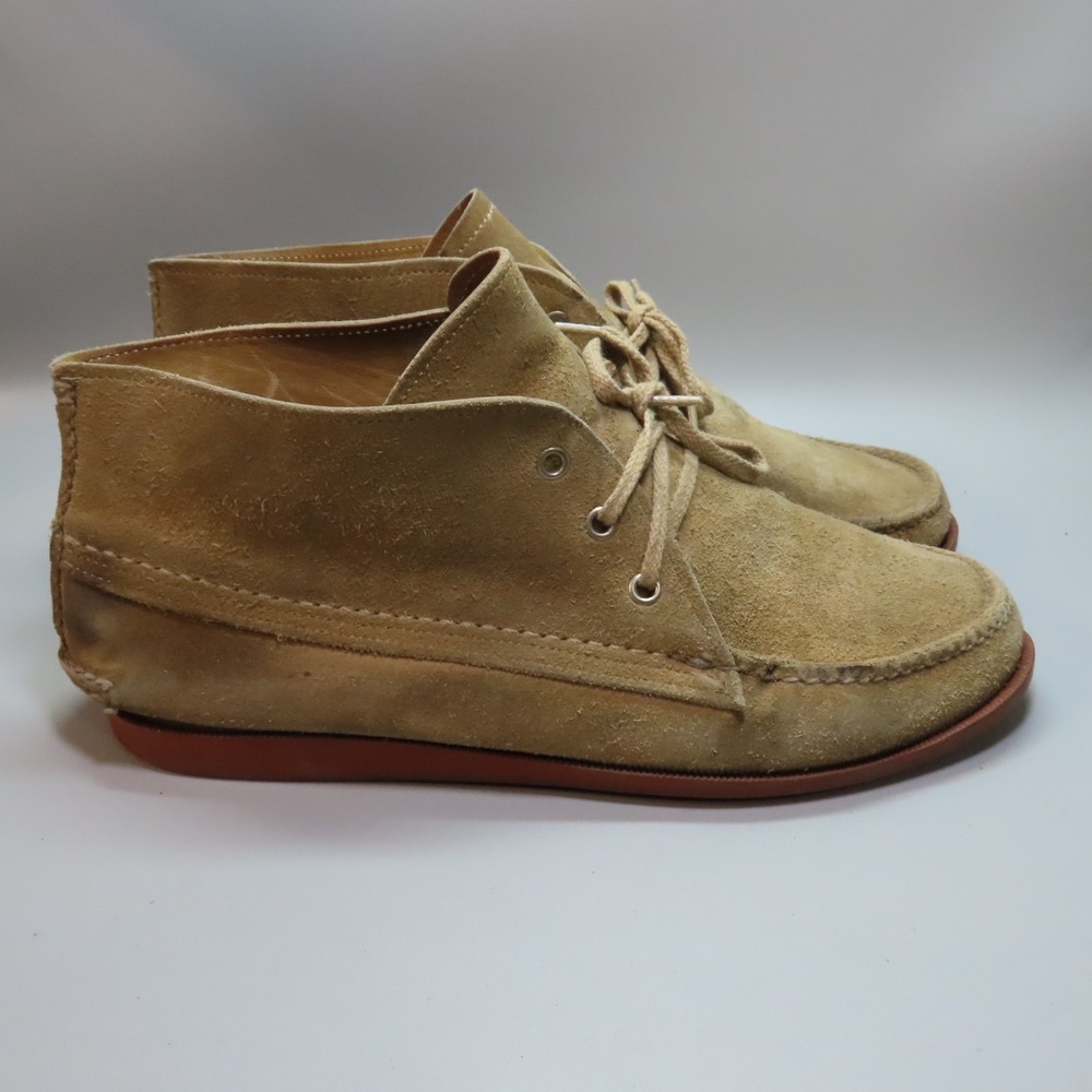 Quoddy J Crew Suede Roughout Chukka Moccasin Booty Mens 11‎ READ